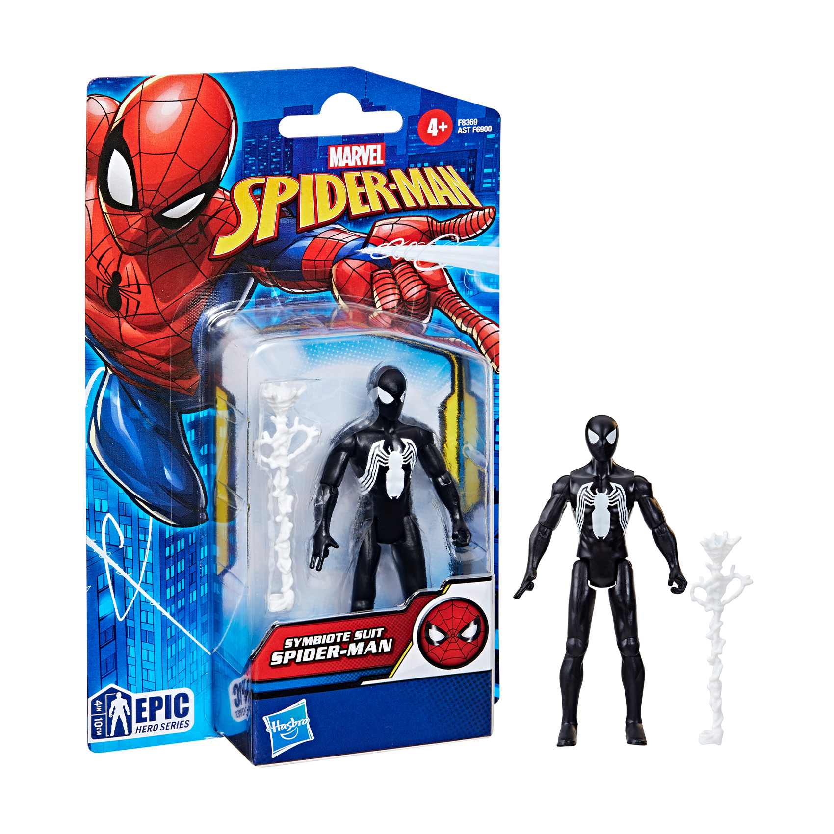 Ігрова фігурка Marvel Toys Epic Hero Series Spider-Man Symbiote Suit Spider-Man від 4 років, 10 см (F6900/F8369)